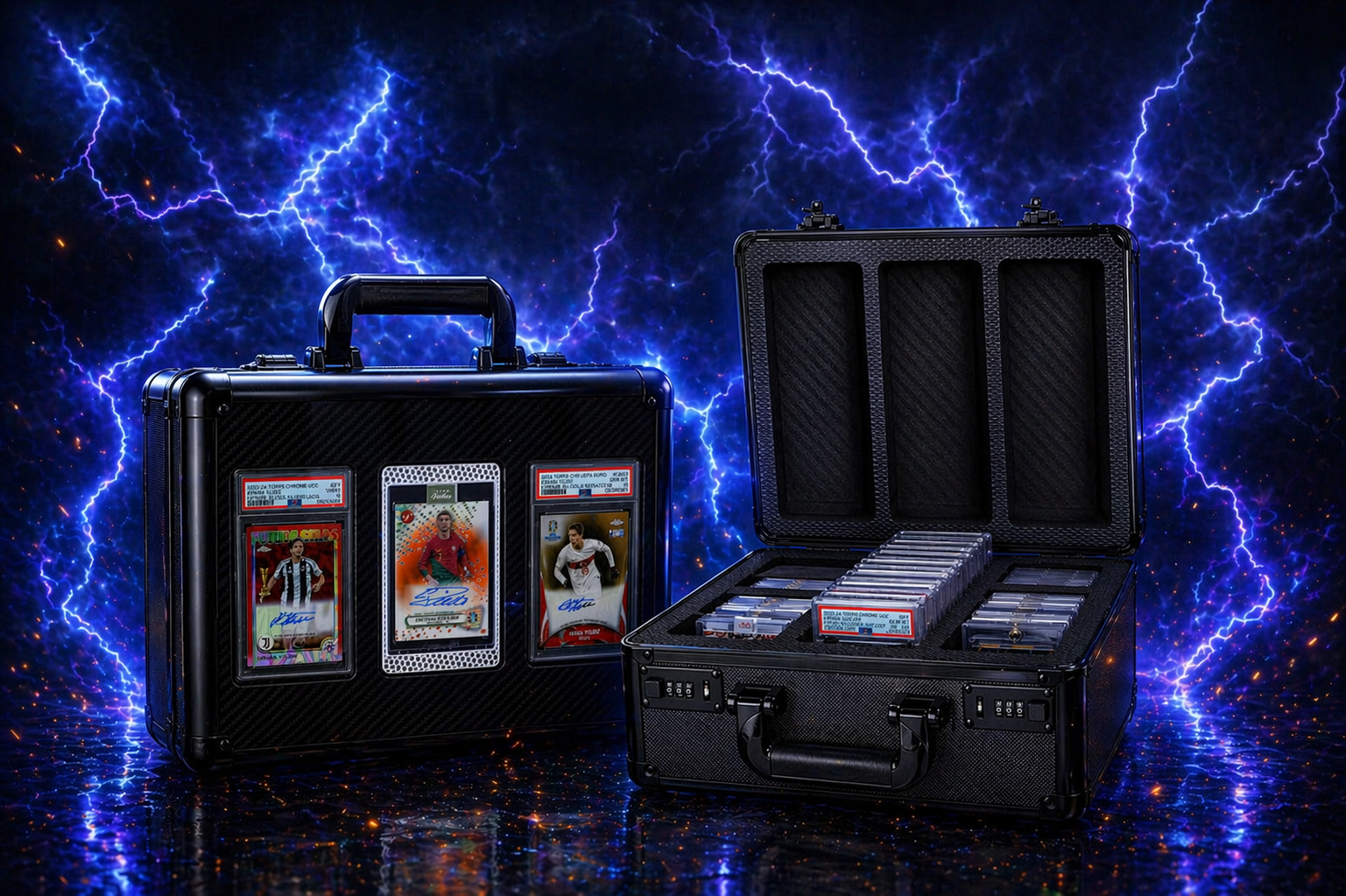 Premium trading card collection protected by DeckElite
